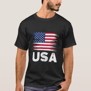 USA - Amerikaanse vlag hoodie sport voetbal Footba T-shirt
