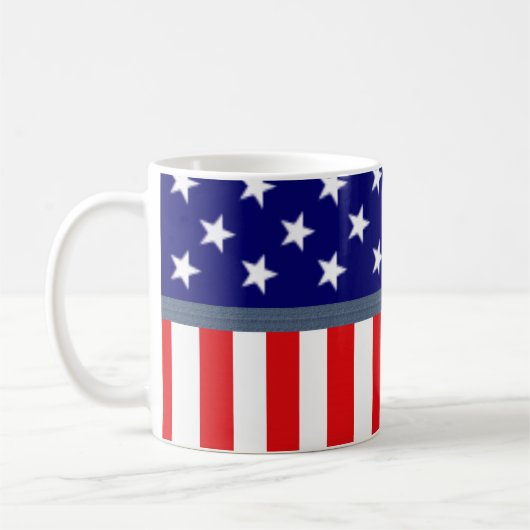 USA Amerikaanse Vlag Mok (Links)