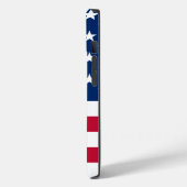 USA Amerikaanse vlag Monogram Familienaam 4th van Case-Mate iPhone Case (Achterkant / Links)
