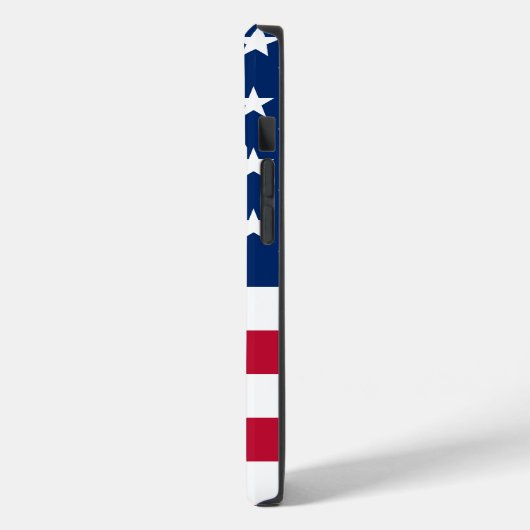 USA Amerikaanse vlag Monogram Familienaam 4th van  Case-Mate iPhone Case (Achterkant / Links)