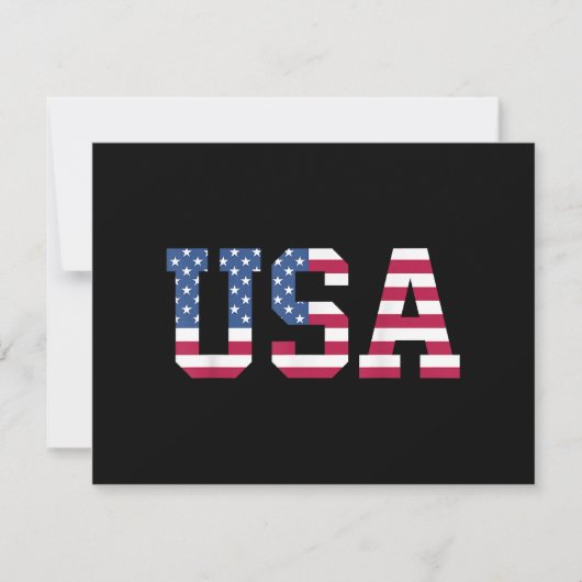 USA Amerikaanse Vlag Patriottisch Rood Wit Blauw S (Voorkant)