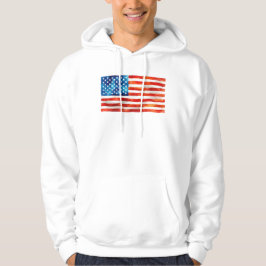 USA Amerikaanse Vlag Patriottische 4 juli Parade V Hoodie