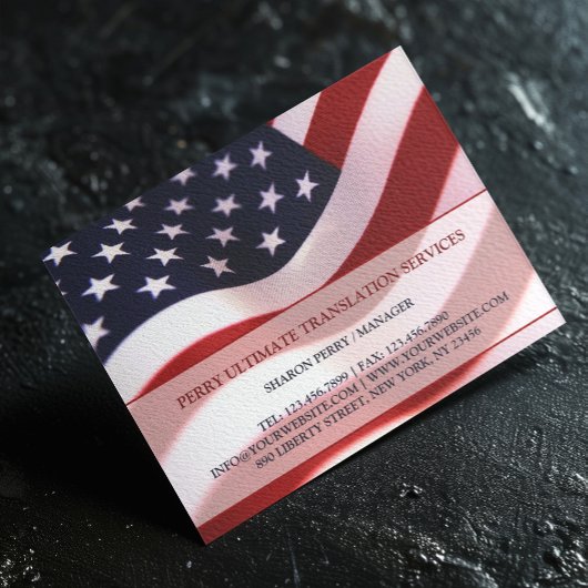 USA Amerikaanse Vlag Patriottische Flyer Sjabloon