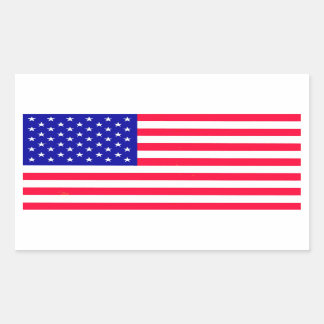 USA Amerikaanse Vlag Rechthoekige Stickers