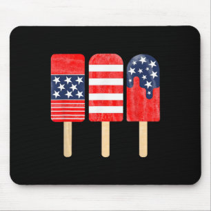 Usa Amerikaanse Vlag Vintage Elektrische Rockgitaa Muismat