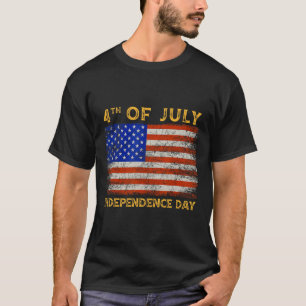 Usa Amerikaanse Vlag Vintage Hockey Keeper Masker  T-shirt