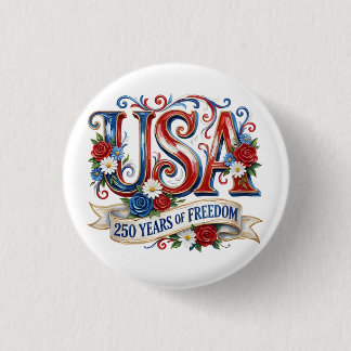 USA Amerika's 250e verjaardag knop Ronde Button 3,2 Cm