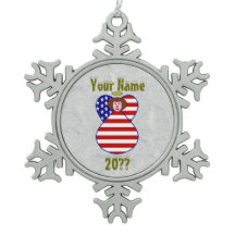 USA Angel Flag Red Hair