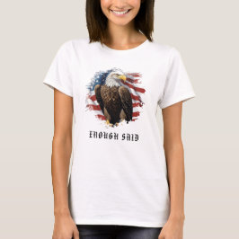 *~* USA AP16 Detail Amerikaanse Vlag Kale EAGLE T-shirt