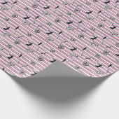 USA Archery Silhouette Pattern Cadeaupapier (Hoek)