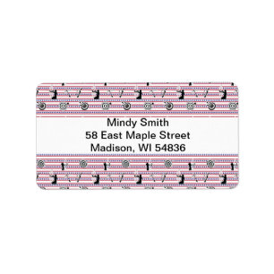 USA Archery Silhouette Pattern Etiket