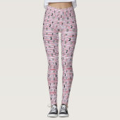 USA Archery Silhouette Pattern Leggings (Voorkant)