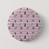 USA Archery Silhouette Pattern Ronde Button 5,7 Cm (Voorkant)