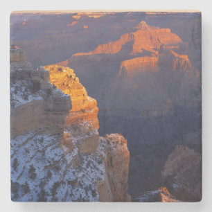 USA, Arizona, Grand Canyon National Park, Winter Stenen Onderzetter