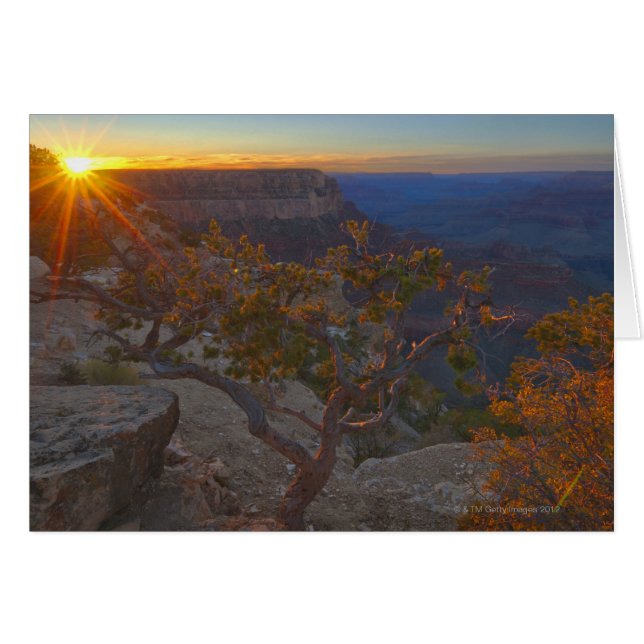 USA, Arizona, Grand Canyon, Yavapi Point op (Voorkant Horizontaal)