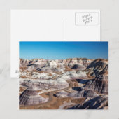 USA, Arizona, Petrified Forest National Park Briefkaart (Voorkant / Achterkant)