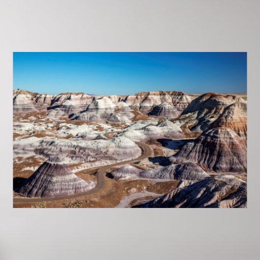 USA, Arizona, Petrified Forest National Park Poster (Voorkant)