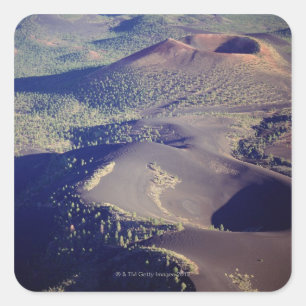 USA, Arizona, Sunset Crater National Monument (Ver Vierkante Sticker