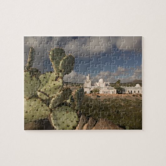 USA, Arizona, Tucson: Mission San Xavier del Bac 2 Legpuzzel (Horizontaal)