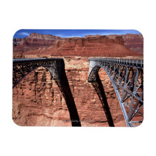 USA, Arizona, Uitzicht van Navajo Bridge in Grand Magneet