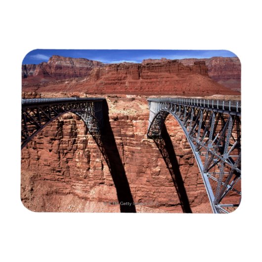 USA, Arizona, Uitzicht van Navajo Bridge in Grand Magneet (Horizontaal)