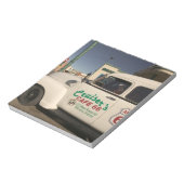 USA, Arizona, Williams: Cruisers Cafe 66 Old Notitieblok (Linkerzijde)