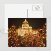 USA, Arkansas, Little Rock, State Capitol Briefkaart (Voorkant / Achterkant)