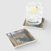 USA, Arkansas, War Eagle, Hobbs State Park Stenen Onderzetter (Zijkant)