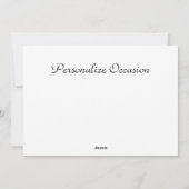 USA Art Kies uw Gelegenheid Rood Wit Blauw Feestdagenkaart (Achterkant)