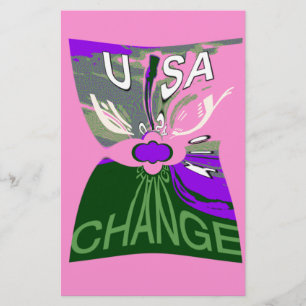 USA Art Print wijzigen Briefpapier