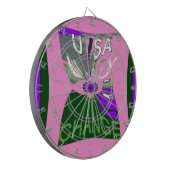 USA Art Print wijzigen Dartbord (Voorkant Links)
