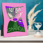 USA Art Print wijzigen Fotoplaat (Zijkant)