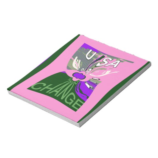 USA Art Print wijzigen Notitieblok (Linkerzijde)