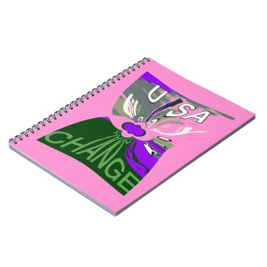 USA Art Print wijzigen Notitieboek (Linkerzijde)