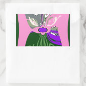 USA Art Print wijzigen Rechthoekige Sticker (Tas)