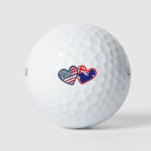 USA—Austrailia-Love Golfballen (Voorkant)