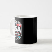 USA Badminton Koffiemok (Voorkant links)