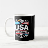 USA Badminton Koffiemok (Links)
