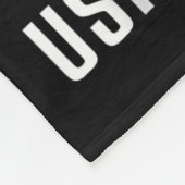 Usa Badminton Shuttle Rood Wit Blauw Fleece Deken (Hoek)