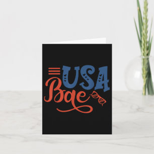Usa Bae Patriottische Herdenkingsdag Familie Manne Kaart
