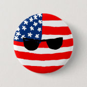 USA Ball Ronde Button 5,7 Cm (Voorkant)