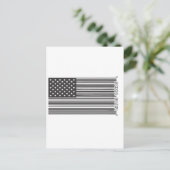 USA Barcode Briefkaart (Staand voorkant)