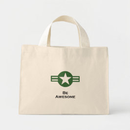 USA Be Awsome Green Mini Tote Bag