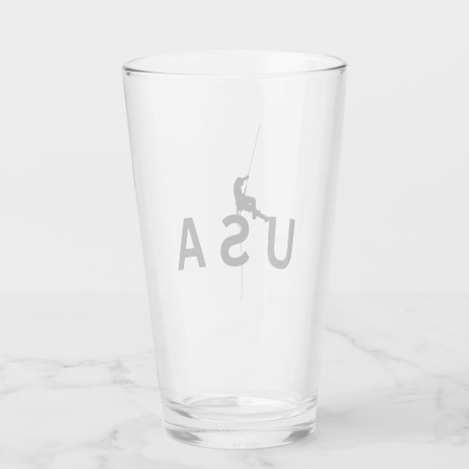 USA bergbeklimmen Glas (Achterkant)