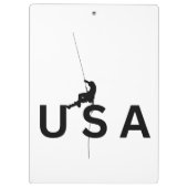 USA bergbeklimmen Klembord (Achterkant)