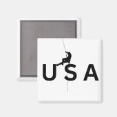 USA bergbeklimmen Magneet (Voorkant / Achterkant)
