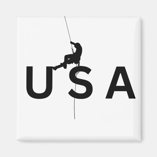 USA bergbeklimmen Magneet (Voorkant)