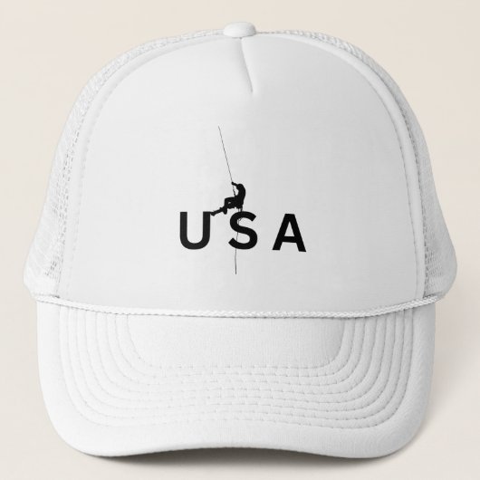 USA bergbeklimmen Trucker Pet (Voorkant)