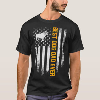  USA Beste Engels Bulldog Pap Ooit Amerikaans T-shirt