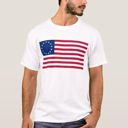 USA Betsy Ross Flag T-shirt (Voorkant)
